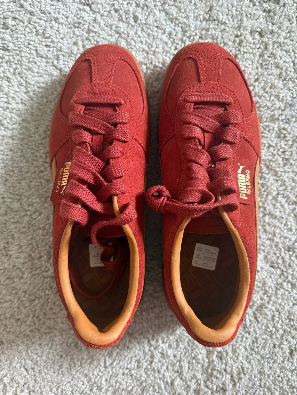 Puma Palermo in Mars Red